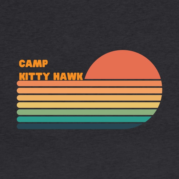 Camp Kitty Hawk by Life Happens Tee Shop